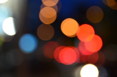 Bulanık şehir manzarası, soyut arkaplan 