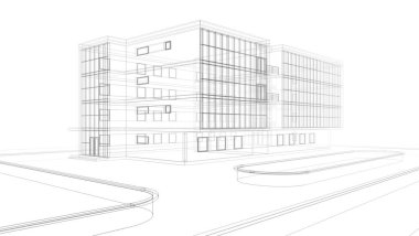 minimal geometrik şekiller, mimari çizgiler