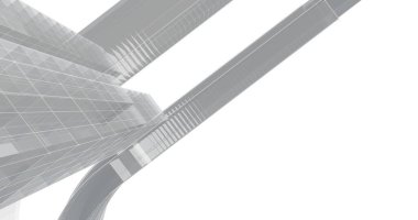 Geometrik mimari binalar tasarımı