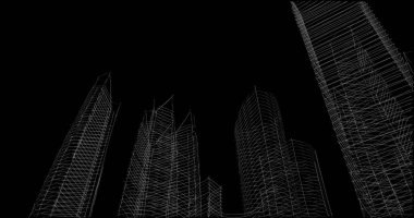 minimal geometrik şekiller, mimari çizgiler