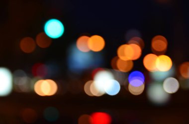 Bulanık şehir manzarası, soyut arkaplan 