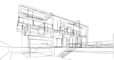 Geometrik mimari binalar tasarımı