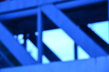 Bulanık şehir. Renkli soyut arkaplan