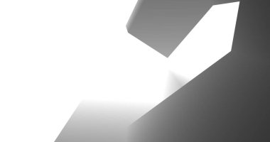 Arkaplanda mimari bina 3d illüstrasyon