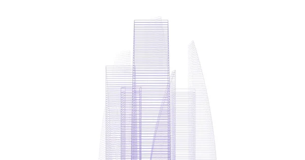 Abstrakcyjny Projekt Tapety Architektonicznej Cyfrowe Tło Koncepcyjne — Zdjęcie stockowe