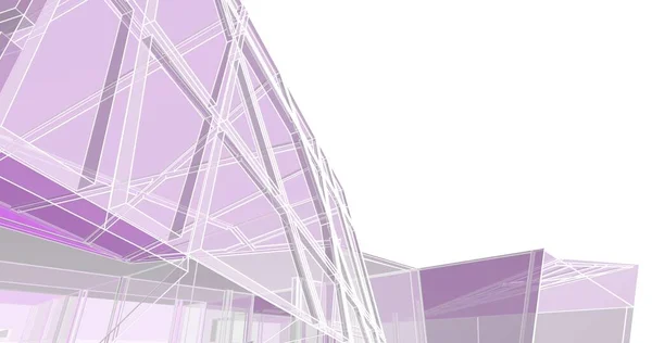 抽象的な建築壁紙のデザインデジタルコンセプトの背景 — ストック写真