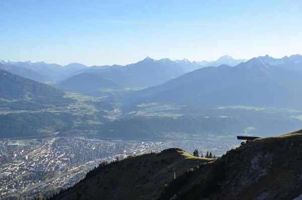 Vista Panorâmica Das Montanhas Fundo Natureza — Fotografia de Stock