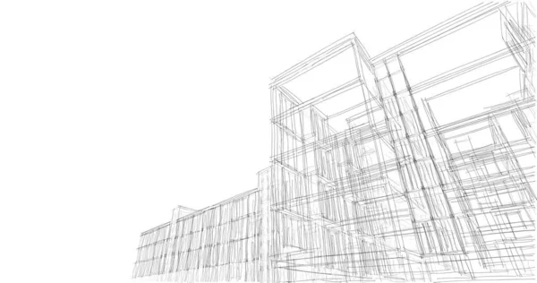 Абстрактный Архитектурный Дизайн Обоев Цифровой Концепт Фон — стоковое фото