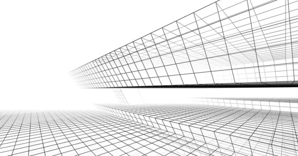 Абстрактный Архитектурный Дизайн Обоев Цифровой Концепт Фон — стоковое фото