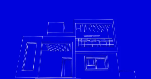 Абстрактный Архитектурный Дизайн Обоев Цифровой Концепт Фон — стоковое фото