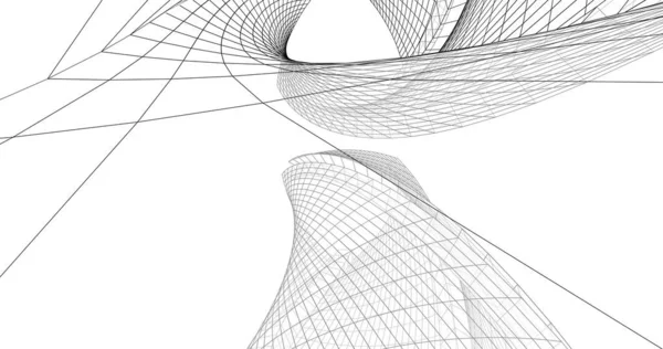 Абстрактный Архитектурный Дизайн Обоев Цифровой Концепт Фон — стоковое фото