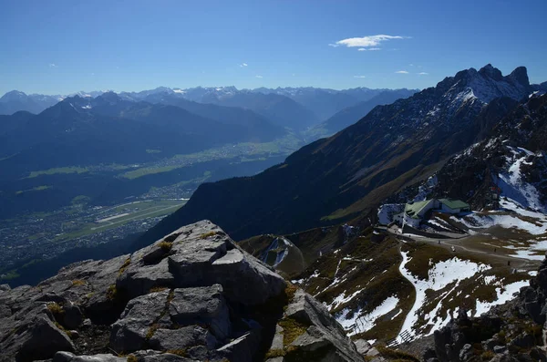 Vista Panorâmica Das Montanhas Fundo Natureza — Fotografia de Stock