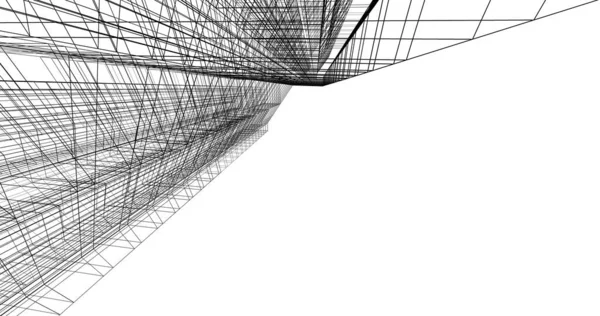 Абстрактный Архитектурный Дизайн Обоев Цифровой Концепт Фон — стоковое фото