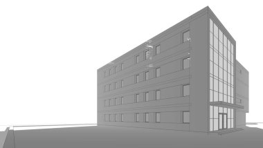 minimal geometrik şekiller, mimari çizgiler