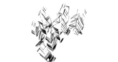 minimal geometrik şekiller, mimari çizgiler