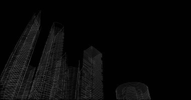 minimal geometrik şekiller, mimari çizgiler