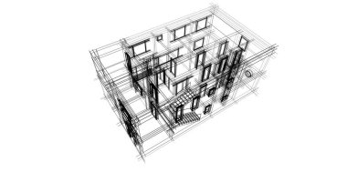 Geometrik mimari binalar tasarımı