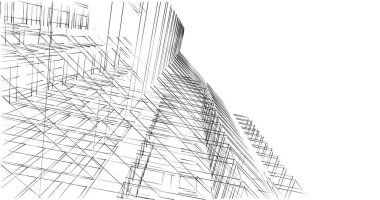 Geometrik mimari binalar tasarımı