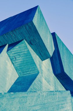 minimal geometrik şekiller, mimari çizgiler