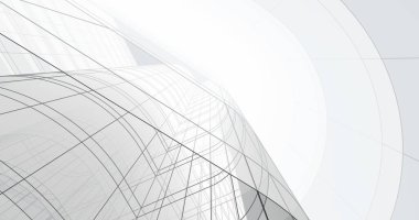 minimal geometrik şekiller, mimari çizgiler