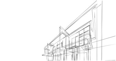 Geometrik mimari binalar tasarımı