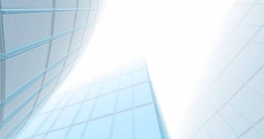 Arkaplanda mimari bina 3d illüstrasyon