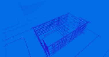 minimal geometrik şekiller, mimari çizgiler