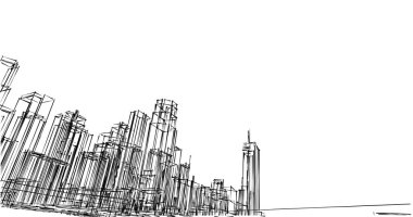 minimal geometrik şekiller, mimari çizgiler