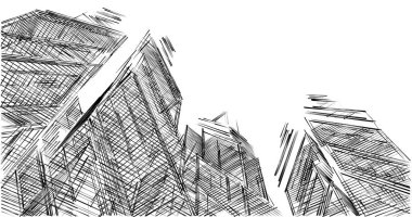 minimal geometrik şekiller, mimari çizgiler