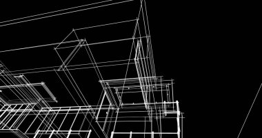 Geometrik mimari binalar tasarımı