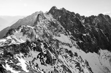 Dağların manzarası, doğa arkaplanı