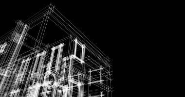 Geometrik mimari binalar tasarımı