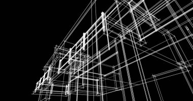Geometrik mimari binalar tasarımı