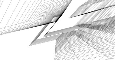 minimal geometrik mimari binalar tasarımı