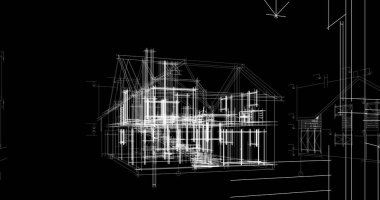 minimal geometrik şekiller, mimari çizgiler