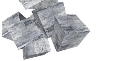 Arkaplanda mimari bina 3d illüstrasyon