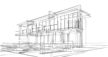 Geometrik mimari binalar tasarımı