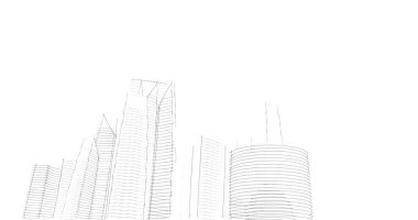 minimal geometrik şekiller, mimari çizgiler