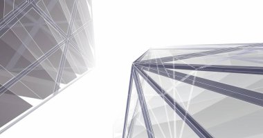 minimal geometrik mimari binalar tasarımı