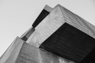 minimal geometrik şekiller, mimari çizgiler