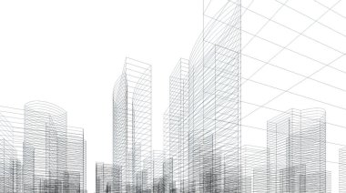 minimal geometrik şekiller, mimari çizgiler