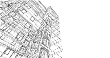 minimal geometrik mimari binalar tasarımı