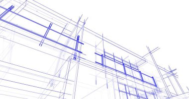 minimal geometrik şekiller, mimari çizgiler