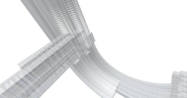 Geometrik mimari binalar tasarımı