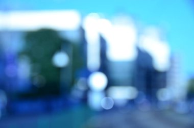 Bulanık şehir. Soyut arkaplan