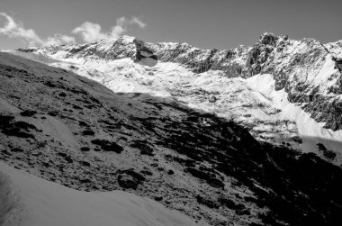 Dağların manzarası, doğa arkaplanı