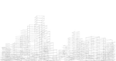 eskiz sanat geometrik mimari binalar tasarımı