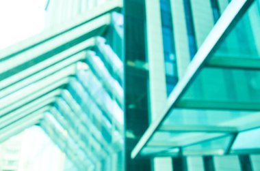 Bulanık şehir. Renkli soyut arkaplan