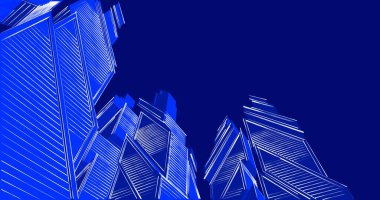 minimal geometrik şekiller, mimari çizgiler