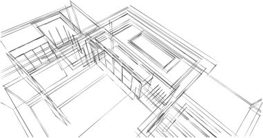 Geometrik mimari binalar tasarımı